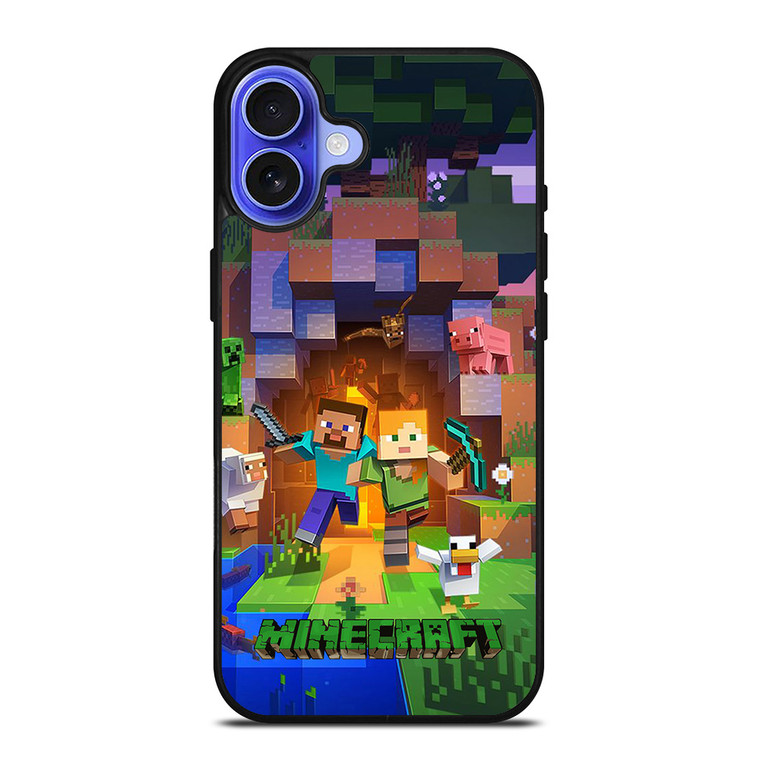 MINECRAFT GAMES WALLPAPER iPhone 16 Case Cover