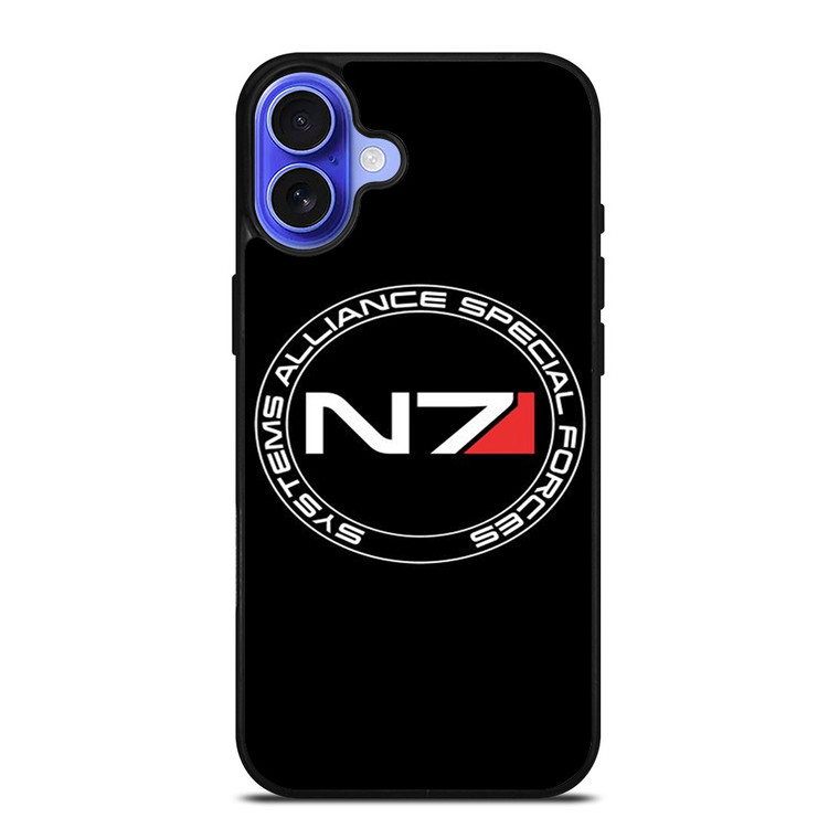 N7 MASS EFFECT SPECIAL FORCES iPhone 16 Case Cover