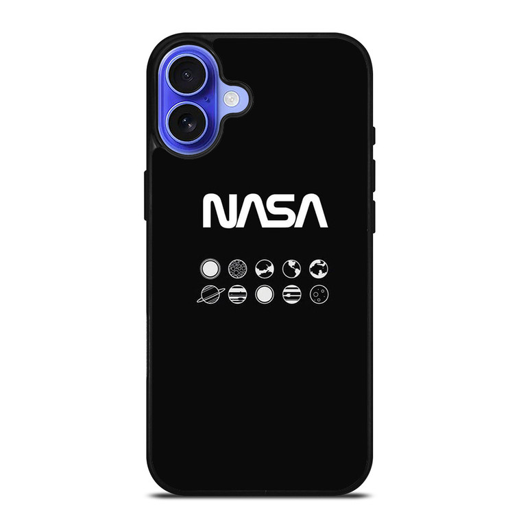 NASA LOGO PLANETS iPhone 16 Case Cover