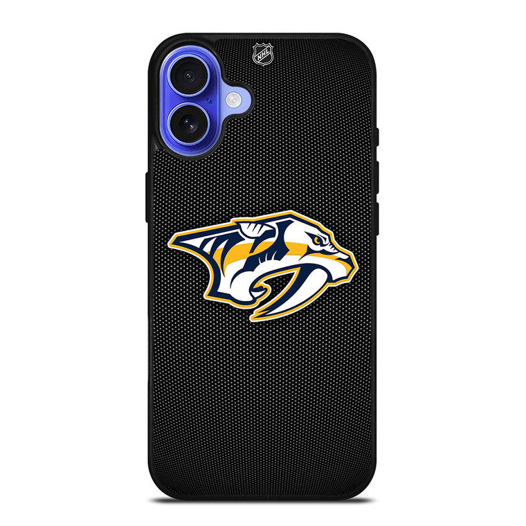 NASHVILLE PREDATORS HOCKEY NHL LOGO iPhone 16 Case Cover