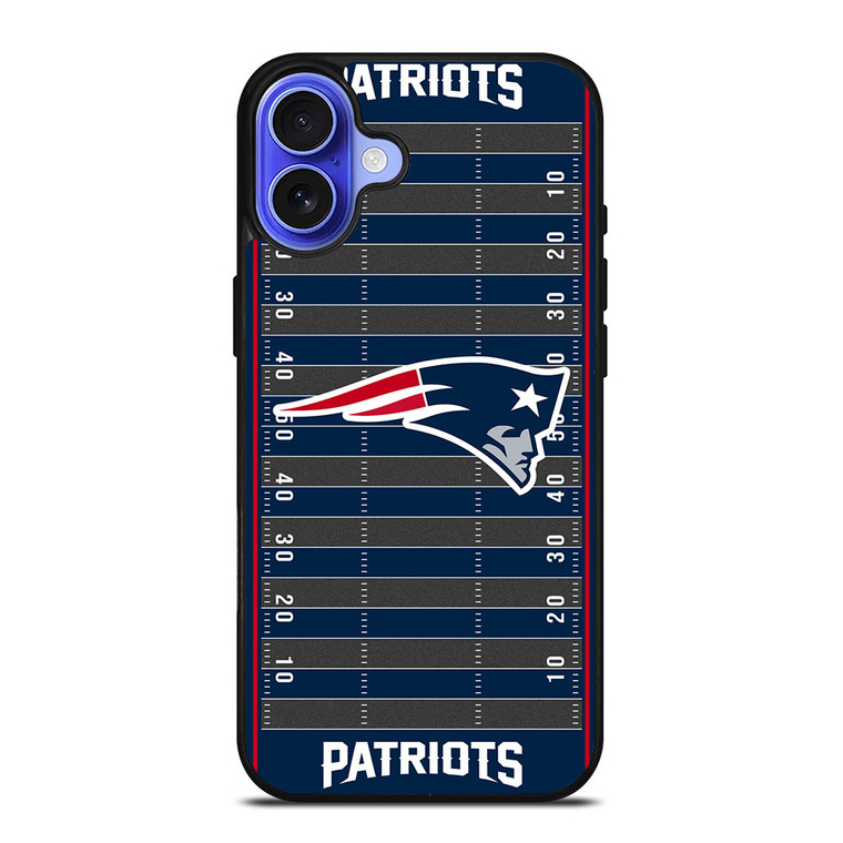 NEW ENGLAND PATRIOTS FOOTBALL FIELD iPhone 16 Case Cover