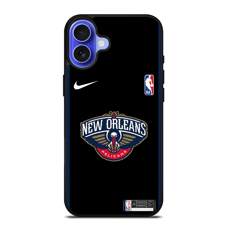 NEW ORLEANS PELICANS NIKE NBA BASKETBALL iPhone 16 Case Cover NEW ORLEANS PELICANS NIKE NBA BASKETBALL iPhone 16 Case Cover