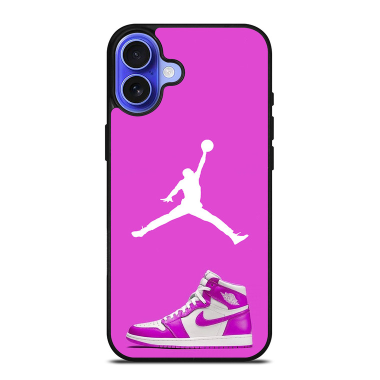 NIKE AIR JORDAN PURPLE iPhone 16 Case Cover