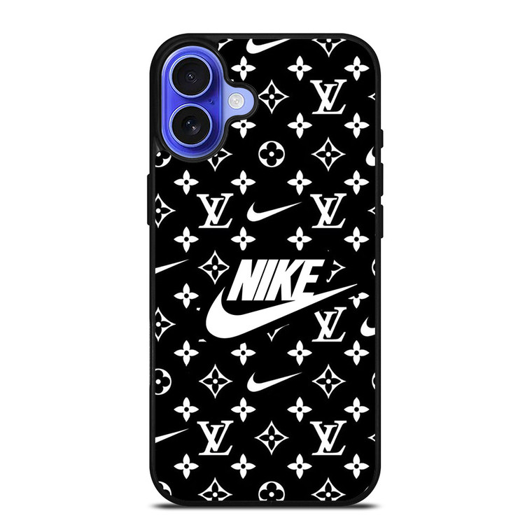 NIKE X LOUIS VUITTON BLACK iPhone 16 Case Cover