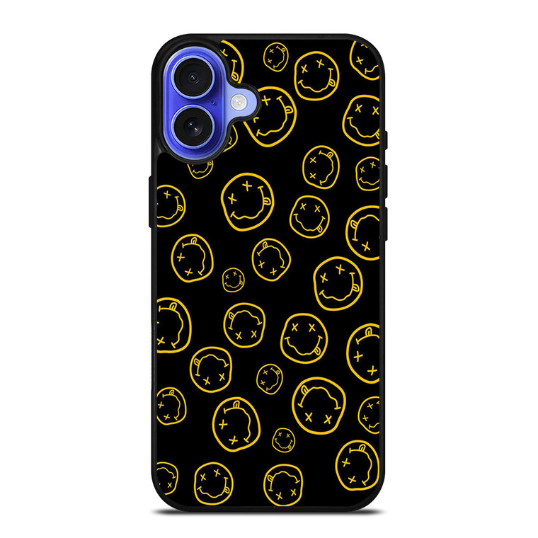 NIRVANA ROCK ICON PATTERN iPhone 16 Case Cover