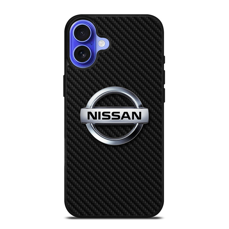 NISSAN AUTOMOBILE CARBON FIBER iPhone 16 Case Cover