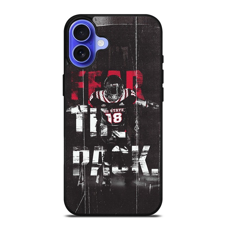 NORTH CAROLINA WOLFPACK FOOTBALL iPhone 16 Case Cover