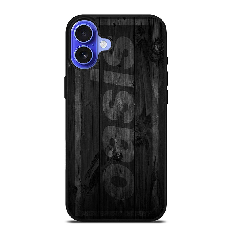 OASIS ROCK BAND WOODEN LOGO iPhone 16 Case Cover