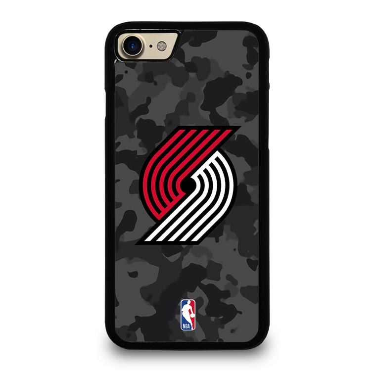 PORTLAND TRAIL BLAZERS BLACK CAMO iPhone 7 / 8 Case Cover
