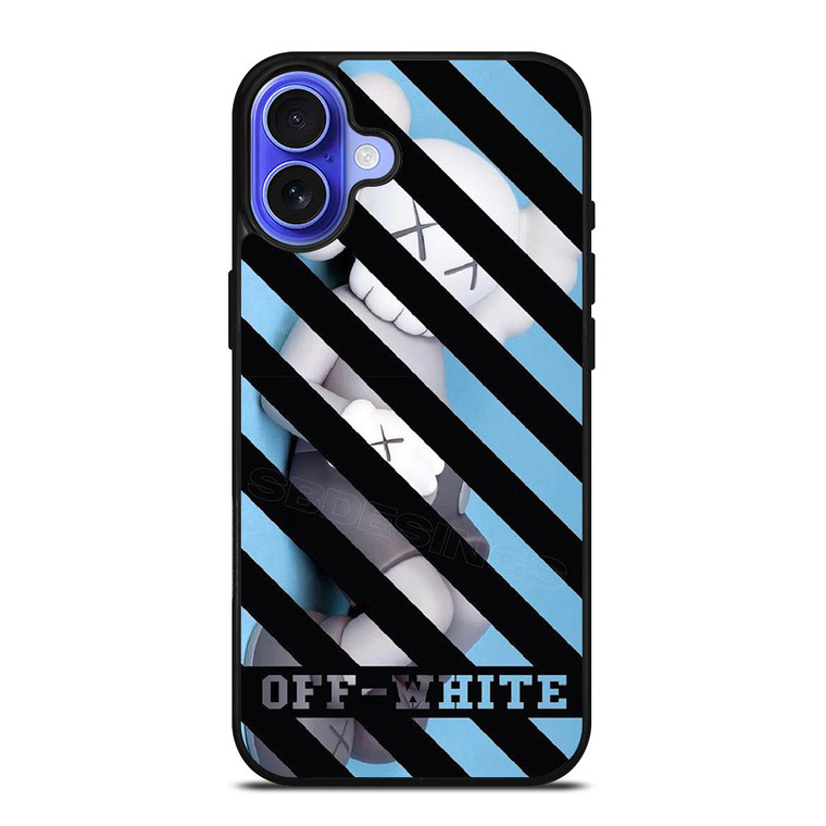 OFF WHITE X KAWAII iPhone 16 Case Cover