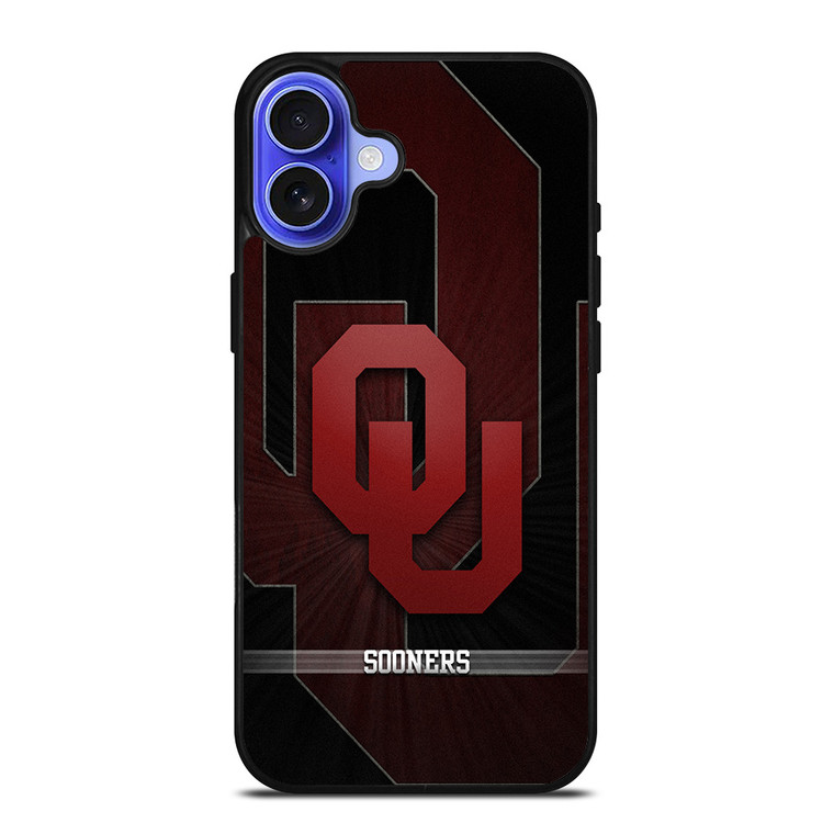 OKLAHOMA SOONERS FOOTBALL LOGO iPhone 16 Case Cover