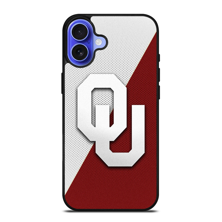 OKLAHOMA UNIVERSITY LOGO iPhone 16 Case Cover