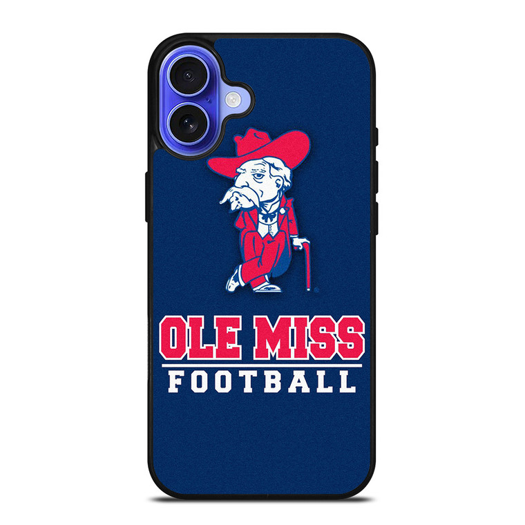 OLE MISS FOOTBALL LOGO iPhone 16 Case Cover