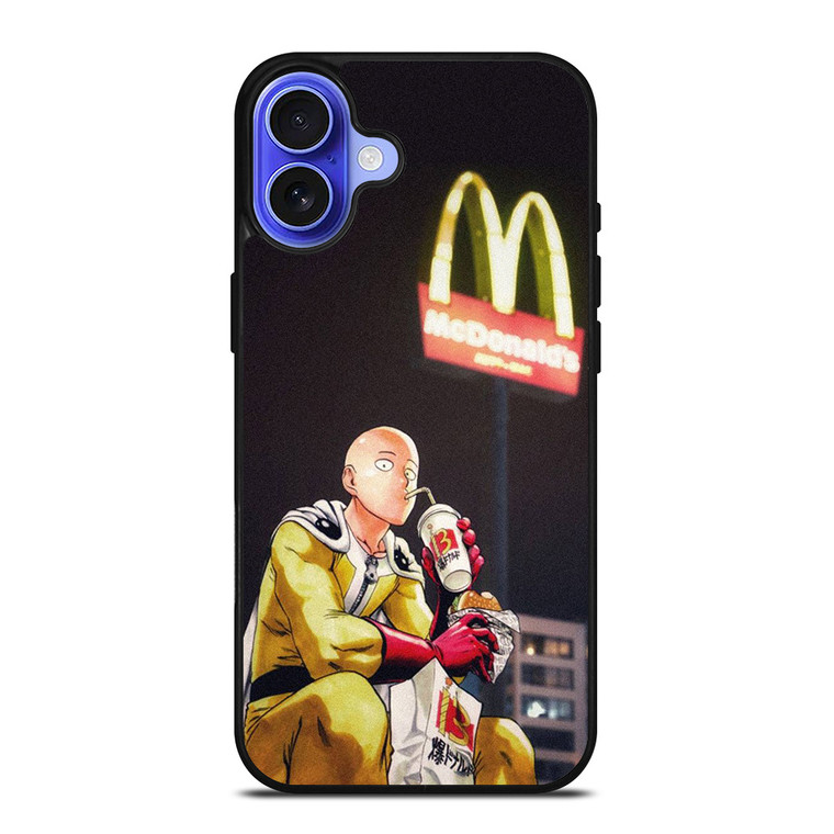ONE PUNCH MAN X MCDONALD'S iPhone 16 Case Cover