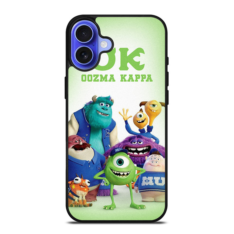 OOZMA KAPPA TEAM MONSTER INC iPhone 16 Case Cover OOZMA KAPPA TEAM MONSTER INC iPhone 16 Case Cover