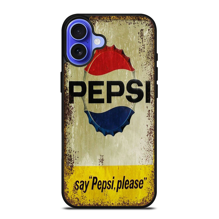 PEPSI COLA iPhone 16 Case Cover