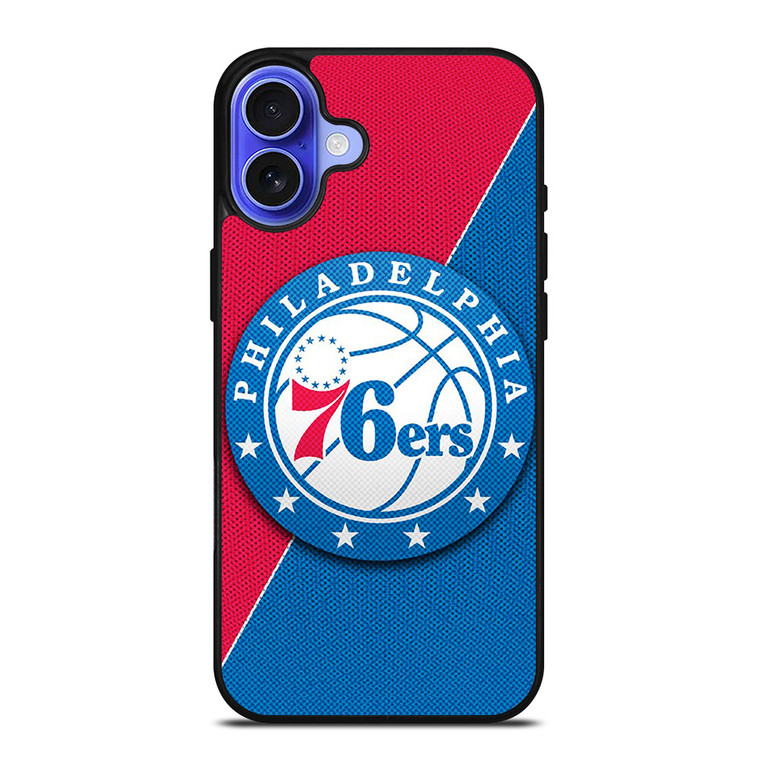 PHILADELPHIA 76ERS NBA BASKETBALL LOGO iPhone 16 Case Cover