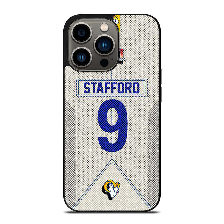 MATTHEW STAFFORD LOS ANGELES RAMS NFL SUPER BOWL LVI iPhone 13 Pro Case Cover