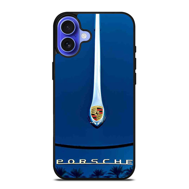PORSCHE CAR LOGO HOOD EMBLEM iPhone 16 Case Cover