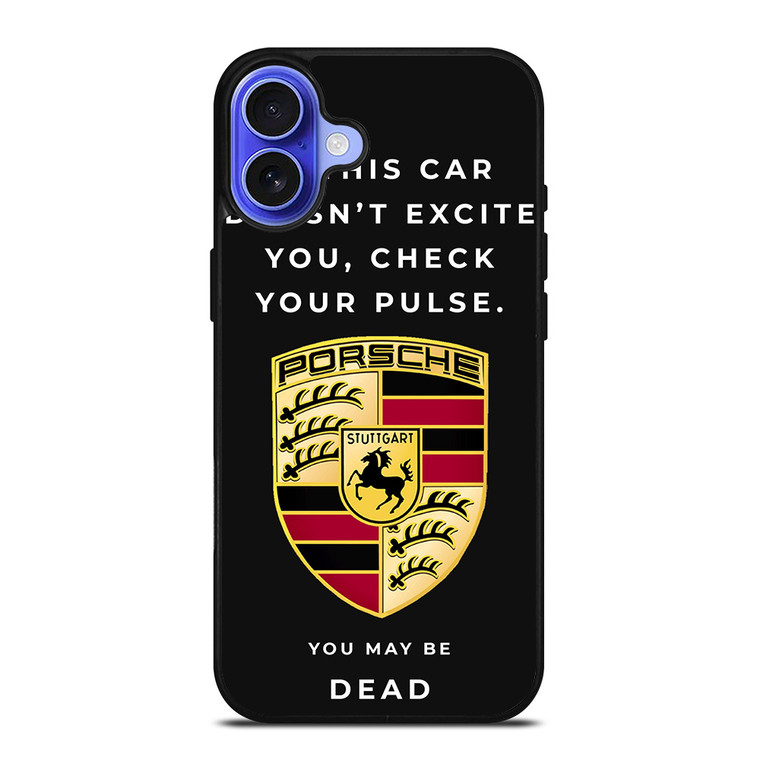 PORSCHE CAR QUOTES iPhone 16 Case Cover