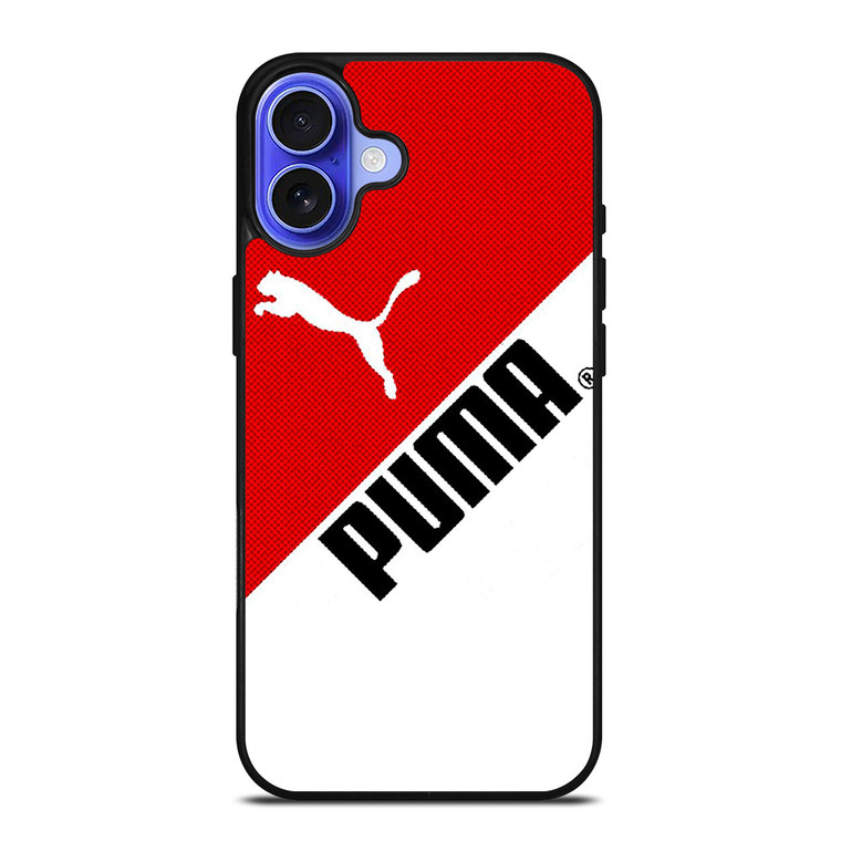 PUMA RED LOGO iPhone 16 Case Cover