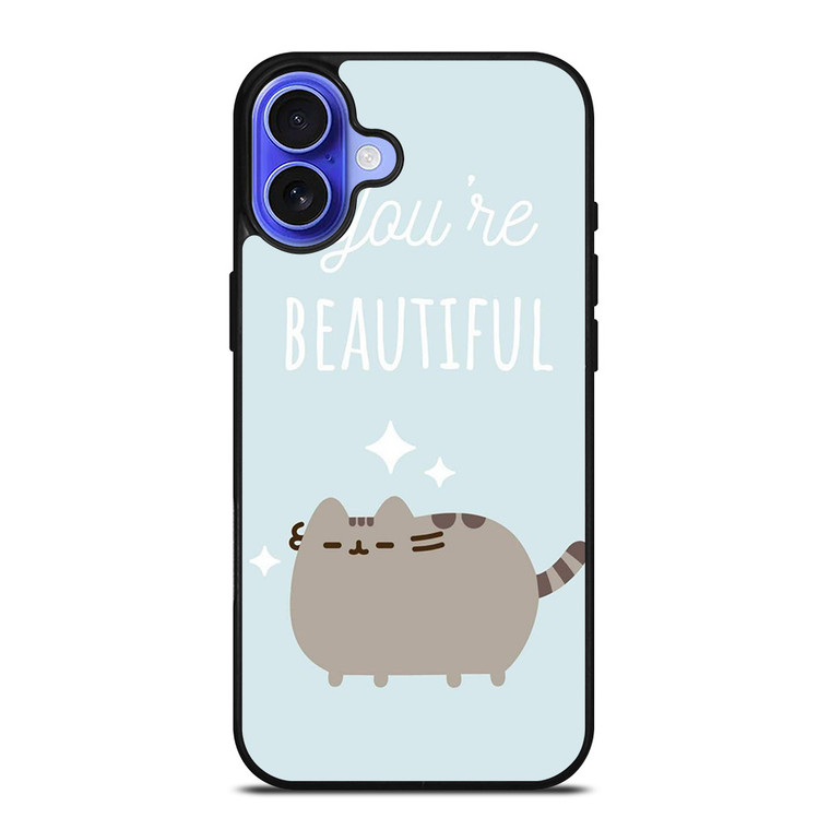 PUSHEEN BEAUTIFUL CAT iPhone 16 Case Cover
