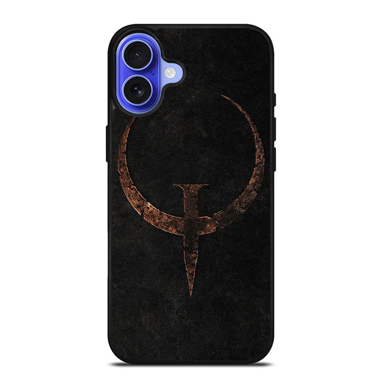QUAKE GAMES LOGO iPhone 16 Case Cover