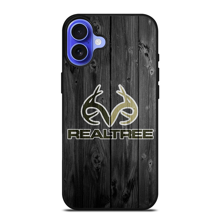 REALTREE WOODEN LOGO iPhone 16 Case Cover