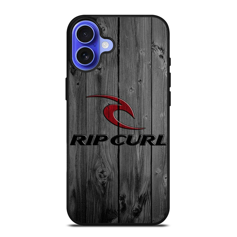 RIP CURL SURFING WOODEN LOGO iPhone 16 Case Cover