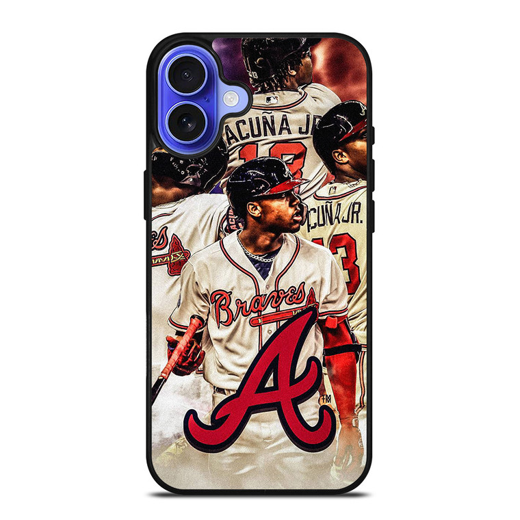 RONALD ACUNA JR ATLANTA BRAVES BASEBALL iPhone 16 Case Cover