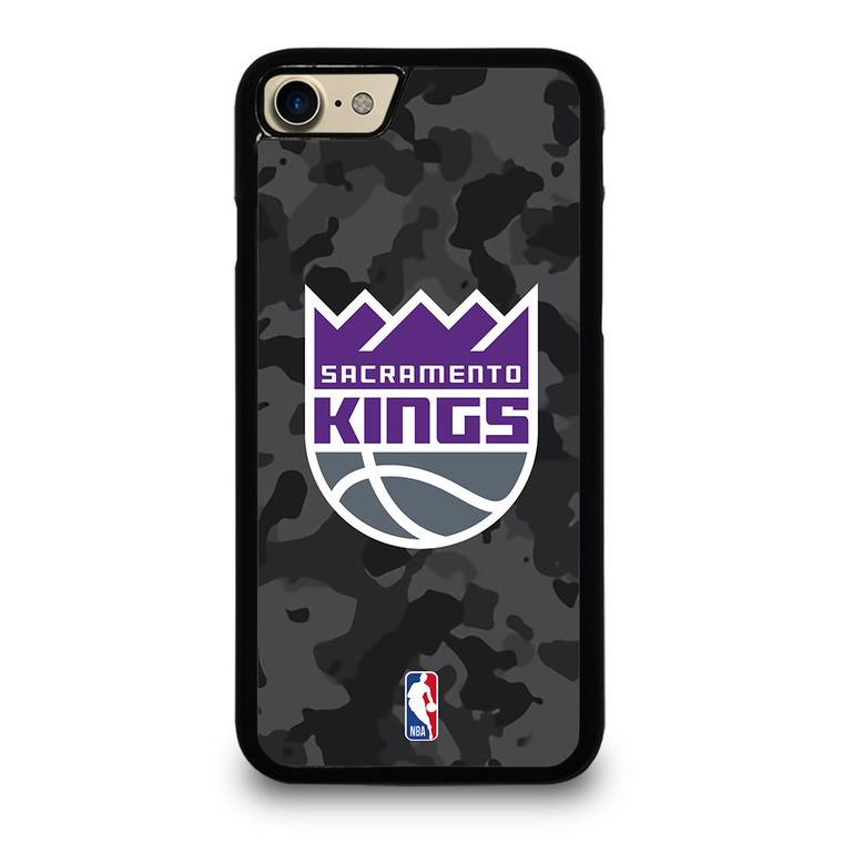 SACRAMENTO KINGS BLACK CAMO iPhone 7 / 8 Case Cover