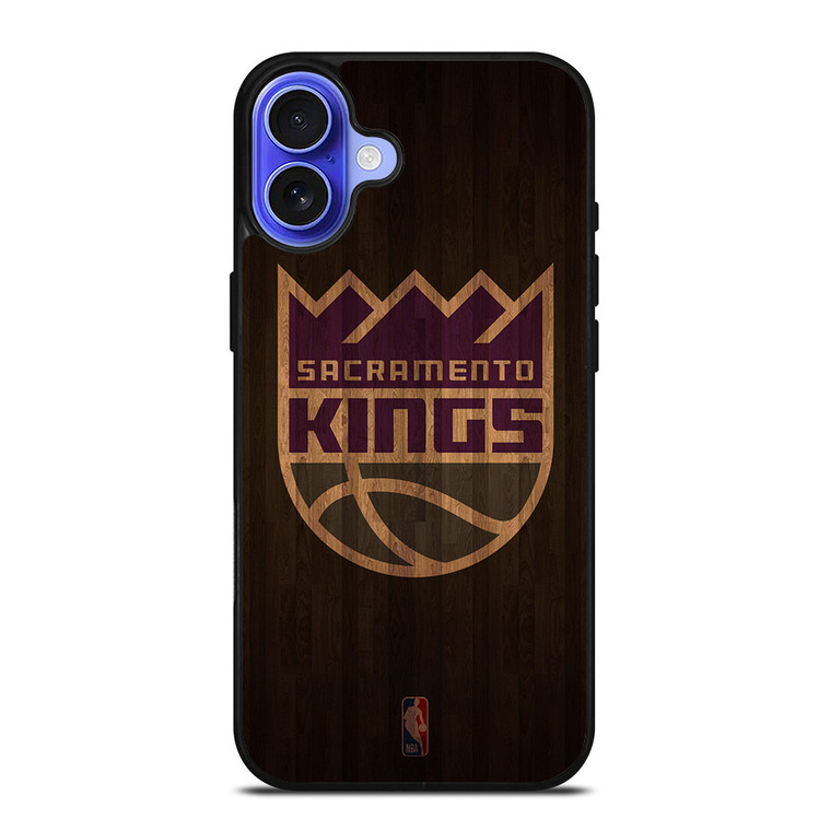SACRAMENTO KINGS BASKETBALL COURT NBA iPhone 16 Case Cover