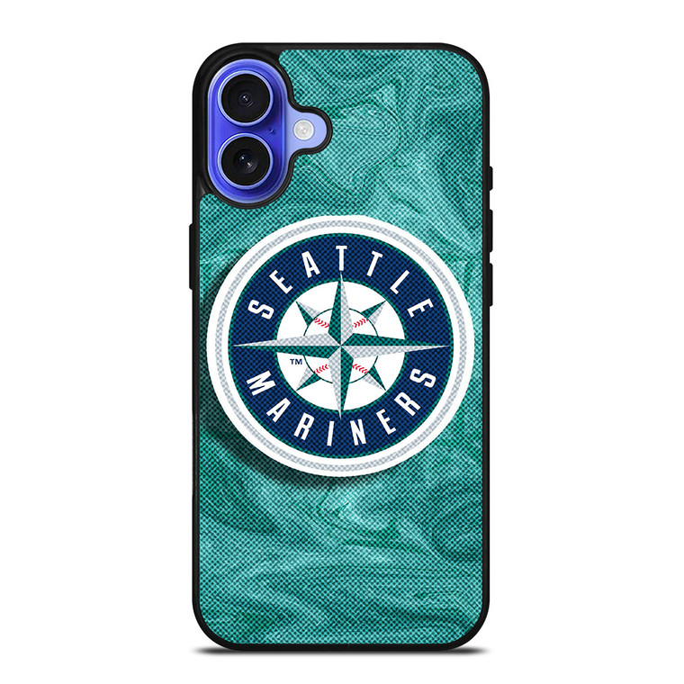 SEATTLE MARINERS MLB BASEBALL LOGO 2 iPhone 16 Case Cover