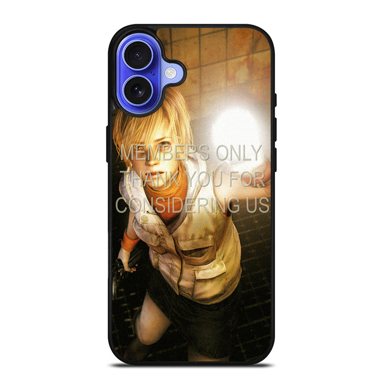 SILENT HILL MEMBERS ONLY iPhone 16 Case Cover