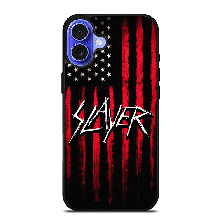 SLAYER ROCK BAND AMERICA iPhone 16 Case Cover