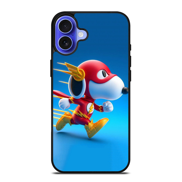 SNOOPY THE PEANUTS THE FLASH iPhone 16 Case Cover