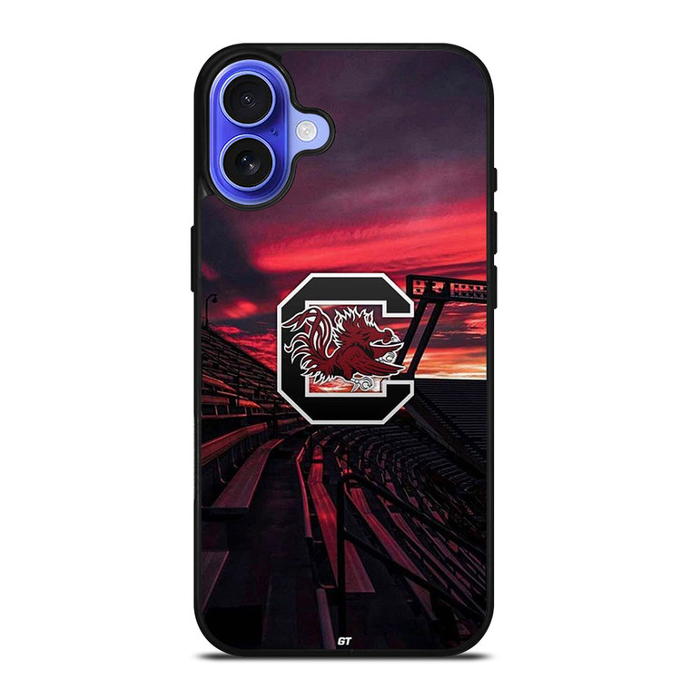 SOUTH CAROLINA GAMECOCKS FOOTBALL UNIVERSITY LOGO iPhone 16 Case Cover