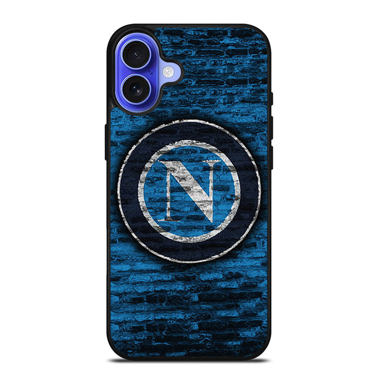 SSC NAPOLI TEXTURED LOGO iPhone 16 Case Cover