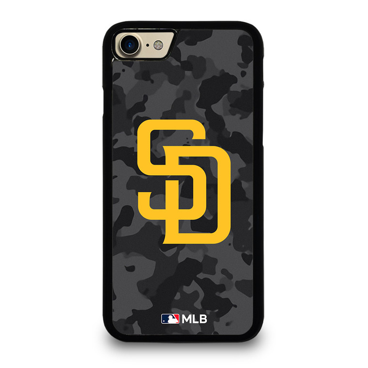 SAN DIEGO PADRES BASEBALL BLACK CAMO iPhone 7 / 8 Case Cover