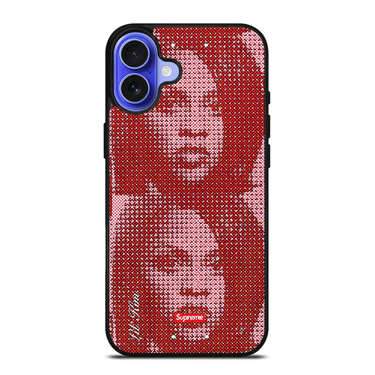 SUPREME LIL KIM RED iPhone 16 Case Cover SUPREME LIL KIM RED iPhone 16 Case Cover