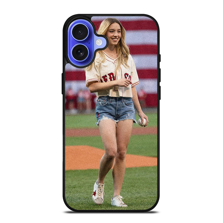 SYDNEY SWEENEY BOSTON RED SOX iPhone 16 Case Cover