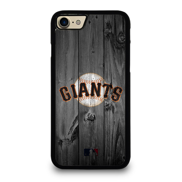 SAN FRANCISCO GIANTS BASEBALL MLB WOOD LOGO iPhone 7 / 8 Case Cover