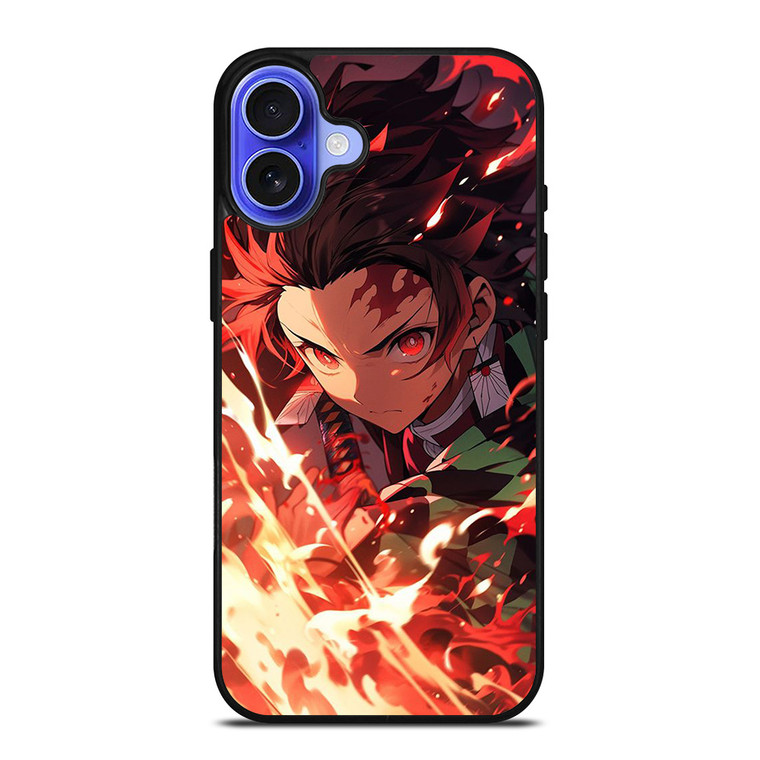 TANJIRO KAMADO DEMON SLAYER ANIME iPhone 16 Case Cover