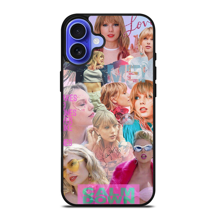 TAYLOR SWIFT COLLAGE ALBUM COVER iPhone 16 Case Cover
