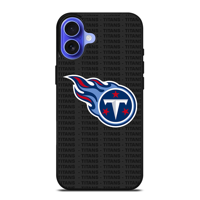 TENNESSEE TITANS FOOTBALL TEXT iPhone 16 Case Cover