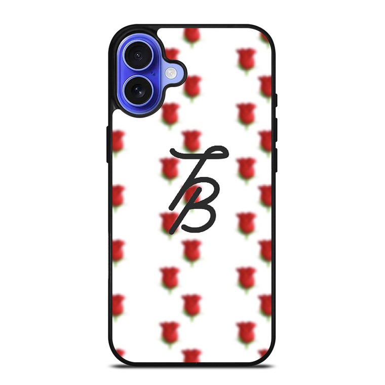 TESSA BROOKS ROSES LOGO iPhone 16 Case Cover