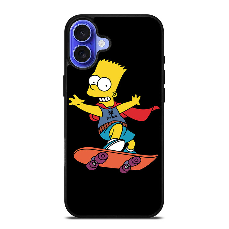 THE SIMPSONS ZOO YORK SKATEBOARD iPhone 16 Case Cover