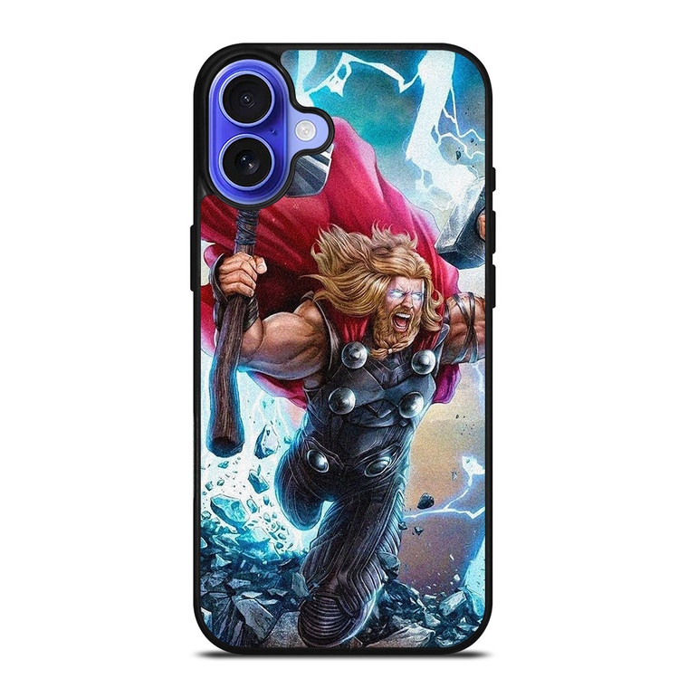 THOR COMIC ART iPhone 16 Case Cover THOR COMIC ART iPhone 16 Case Cover