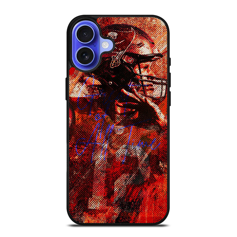 TOM BRADY GOAT TAMPA BAY BUCCANEERS iPhone 16 Case Cover