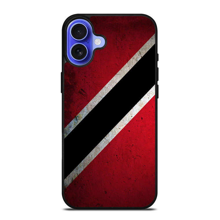 TRINIDAD AND TOBAGO TEXTURED FLAG iPhone 16 Case Cover